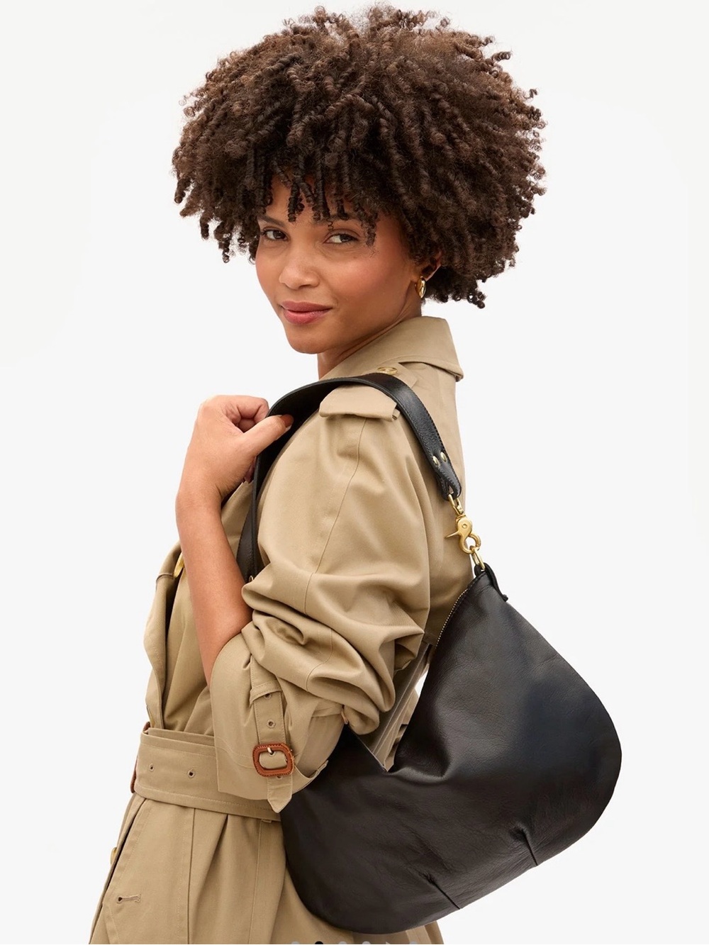 Clare V Moyen Messenger- black - Picture 2 of 9